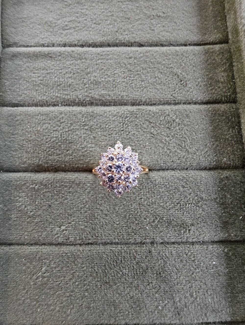 Vintage Gold Plated Ring Size 6